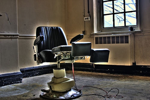 abandoned dentist chair - Abandoned Dentist Chair